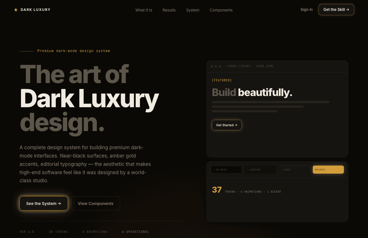 Dark Luxury