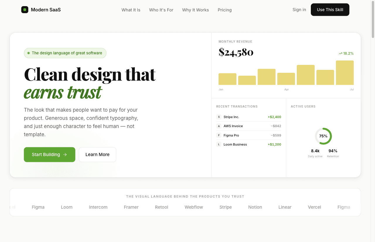 Modern SaaS